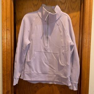 Scuba oversized half-zip funnel neck-Long